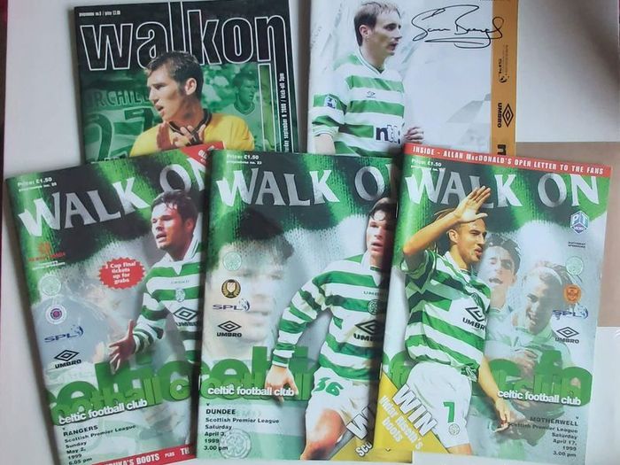Celtic Programmes 1999/2000 x 5 (incl P+P)