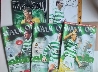 Celtic Programmes 1999/2000 x 5 (incl P+P)