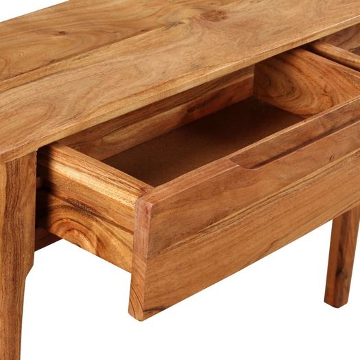 Console Table Solid Wood 118x30x80 cm
