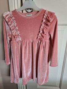girls pink dress