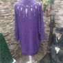 Vintage 80s purple embellished cardigan Image 5
