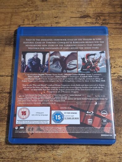 "Game of Thrones - Conquest & Rebellion" (2017) Blu-ray - free standard postage
