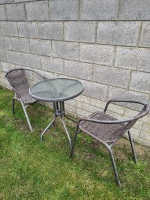 Garden table and chairs