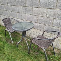 Garden table and chairs