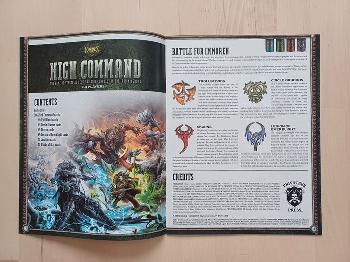 Hordes High Command Fantasy Battle Card Game 2013