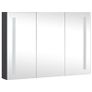 LED Bathroom Mirror Cabinet 89x14x62 cm Image 3