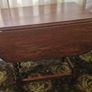 Solid Oak Vintage Gateleg Drop Leaf Table Barley Twist Legs Image 3