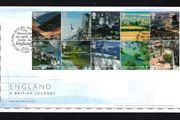 2006 Great Britain England A British Journey Landscapes Commemorative Stamps First Day Cover (FDC)