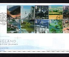 2006 Great Britain England A British Journey Landscapes Commemorative Stamps First Day Cover (FDC)