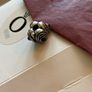 Pandora Clip Charm Brand New oxidised with Black Onyx Image 2