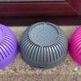 4 Small Coloured Bowls & 3 Colanders. Image 8