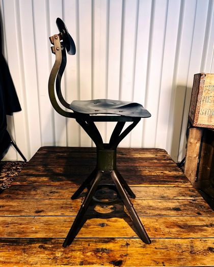 Evertaut Industrial Chair 1940's Original