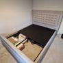 King Size Bed Grey Image 5