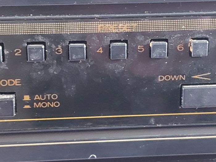 Mitsubishi Music Centre, Model DA-60R, Radio, CD, Tape, Phono, Aux, 2 Philips speakers included, in good condition for its age
