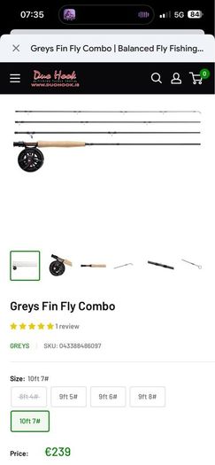 Greys Fin Fly Combo 10ft7