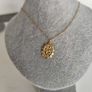 Necklace Pendent Silver Moon Timeless Elegance in Every Detail (Engravable Back) Image 3