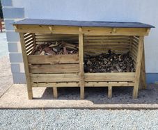 Heavy Duty Wood Shed