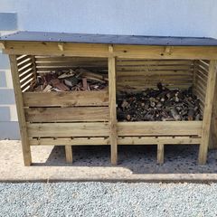 Heavy Duty Wood Shed