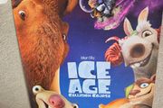 Ice Age Collision Course double-sided movie poster
