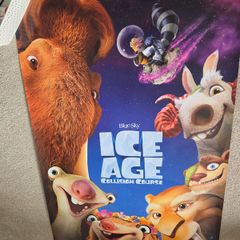 Ice Age Collision Course double-sided movie poster