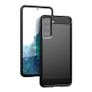 For Samsung Galaxy S21 Case Cover Carbon Fiber Design Shockproof Armor Black New - FHT32SMK3 Image 2