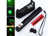 Laser 5Miles Range 532nm 101/301 Green Laser Pointer Light Pen Visible Beam High Power 8000M Lazer Torch (18650 Battery+Charger)