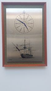 ACCTIM battery wall clock HMS Victory