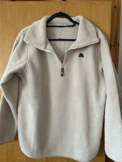 4th Arq Lennox Half Zip Fleece in Ecru