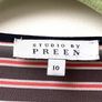 Studio By Preen Chiffon Wrap Dress Size Uk10 Image 4