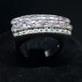 Sterling Silver 925 Pink Stone Statement Ring Image 2