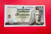 Royal Bank Of Scotland   10 Pounds   1952 - 2012  Diamond Jubilee. Scarce  ( Uncirculated )