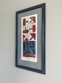 Framed original screen print