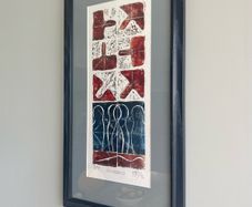 Framed original screen print