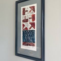 Framed original screen print