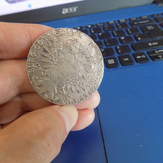 Austria 1780 Silver Thaler.Maria Theresa.83%3 Silver.