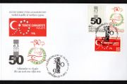 2013 Cyprus Anniversaries Stamps First Day Cover (FDC)