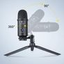USB Microphone for Computer, RALENO Professional Studio Cardioid Condenser Mic Kit Compatible with Mac PC Laptop for Skype YouTube Teaching Gaming Recording. Image 6