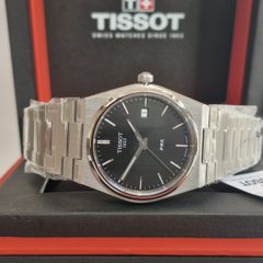 Tissot PRX 40mm Black Dial Steel Case Bracelet Watch T1374101105100