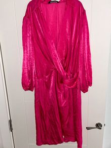 Pink F&F dress UK20