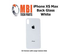 iPhone XS MAX Replacement Back Glass Door Cover with Adhesive White