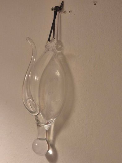 Vintage Skruf Sweden Glass Water Barometer / Thunder Bottle (MCM)