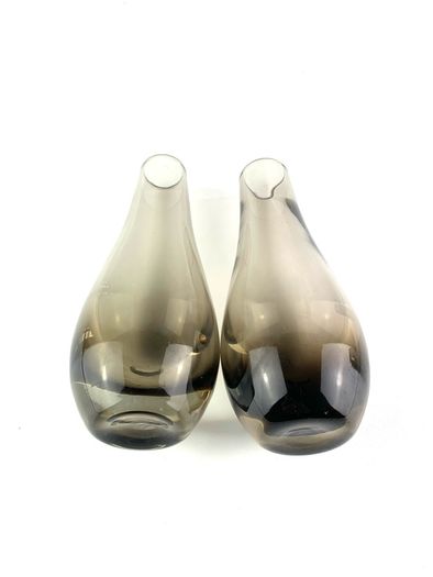 Mid century Caithness glass vases
