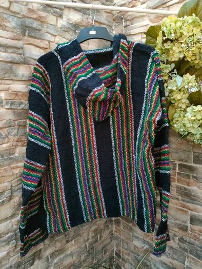 Mexican Baja Hoodie  Size Small to Medium