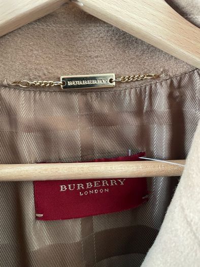 Burberry wool camel coat
