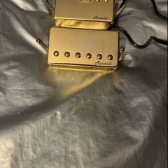Roswell PAF humbucker pickups Alnnico 5 set bridge neck gold electric guitar parts accessories