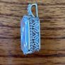 Vera Wang Large Silver Pendant Image 3