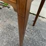 Maghoney wine leather desk with 2 drawers. Inlaid Image 4