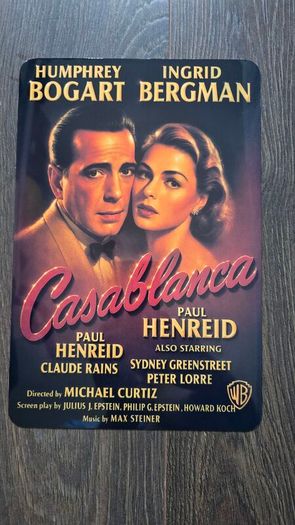 Metal sign