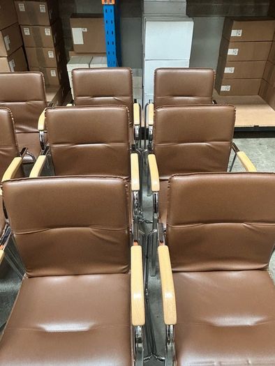 Office Chairs x 12 (Brown)