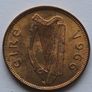 1966 Irish Farthing UNC Ireland 60th yrs old 1/4 d Feoirling coin Image 2